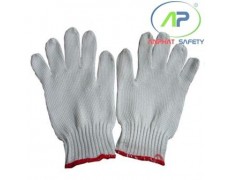 Găng tay Poly (Trắng) cổ dài (K7) 60g
